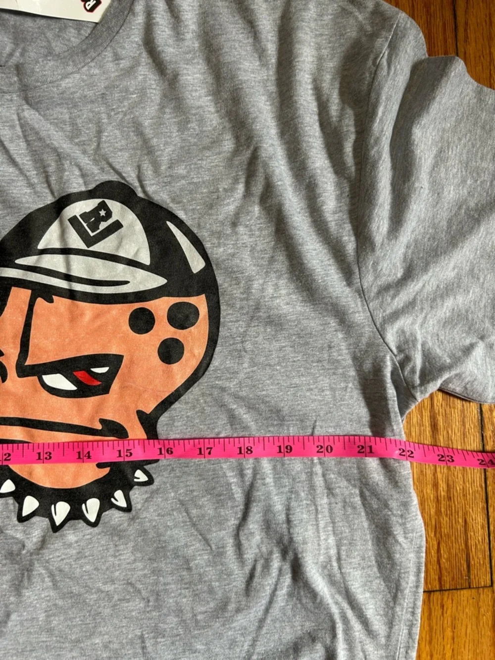 Raunchy Mens Gray T-Shirt Graphic Vulture Bird with Hat Crew Short Sleeve XL